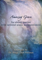 Amazing Grace - String Quartet with optional Piano accompaniment P.O.D cover